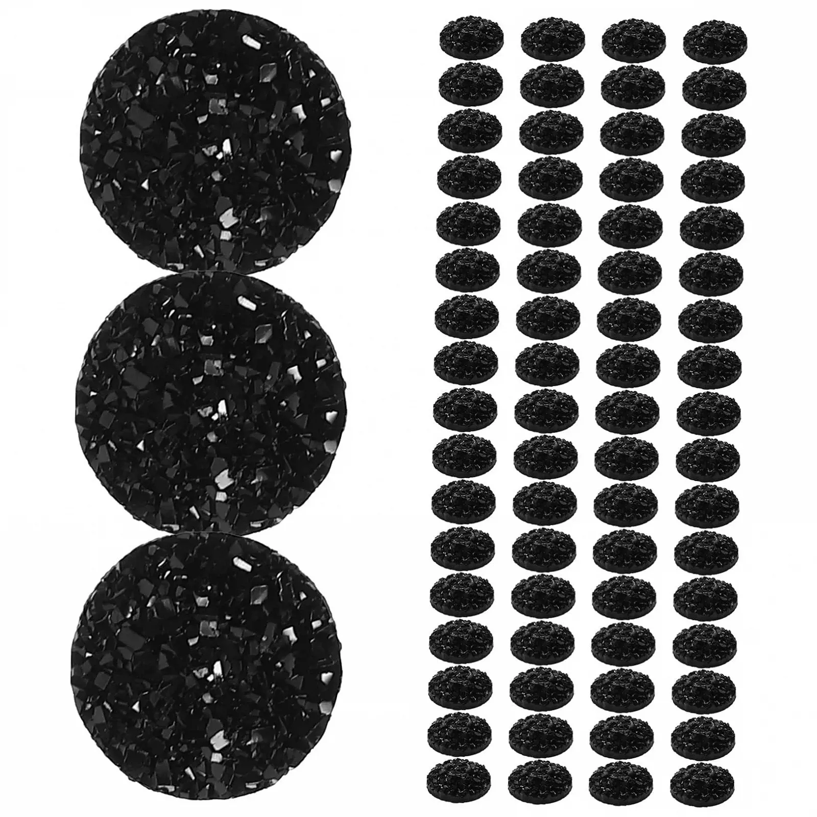 Стрази Healvian 300 шт. Плоскі блискучі прикраси для ювелірних виробів, рукоділля. Високоякісні блискучі кришталеві орнаменти для творчих проєктів, фото №9