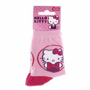 Шкарпетки HELLO KITTY TETE HK + ECRITURE Рожевий 23-26 synthetic.ua - Фото 1
