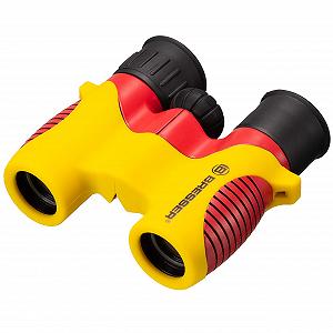 Бинокль Bresser Junior 8810625 6x21 Черный/Красный/Золотой с резиновым покрытием, диоптрийной компенсацией, средним приводом и ремнем для переноски - Фото 1