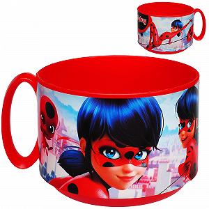 Чашка Miracul Ladybug and Cat Noir XL Велика З Ручкою/Миска для Пластівців 450 мл Пластик - Фото 1