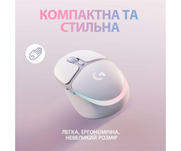 Миша бездротова Logitech G705 White (910-006367), фото №4