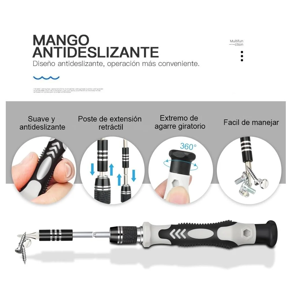 Набор отверток Precision 115 штук Красный Набор отверток Magnetic Repair Kit для ПК Телефон Очки Mac Смартфон DIY, фото №4