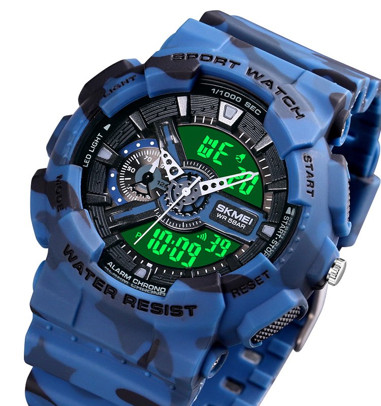 Годинник Skmei 1688CMBU Camo Blue SALE, фото №4