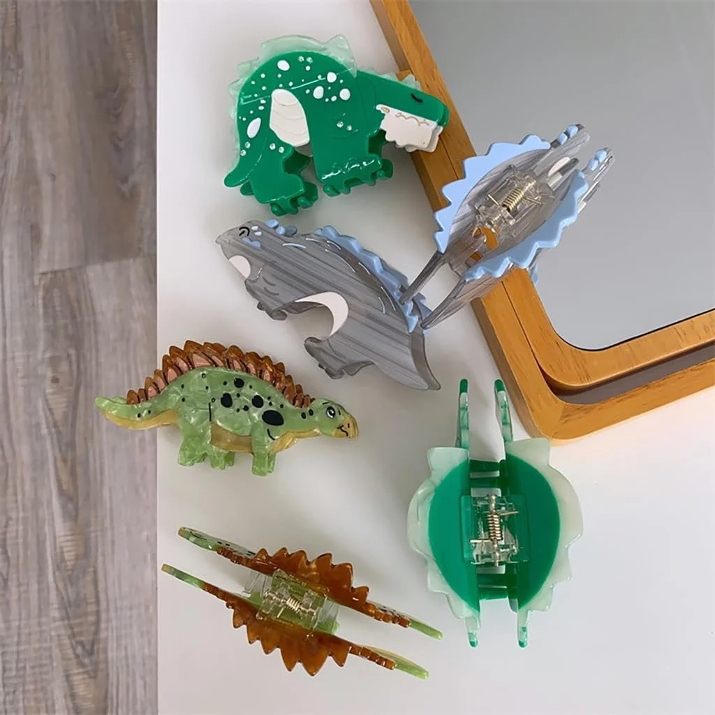 Заколка для волос Yjcnelcr Динозавр Аксессуары для волос для женщин и девочек, фото №9