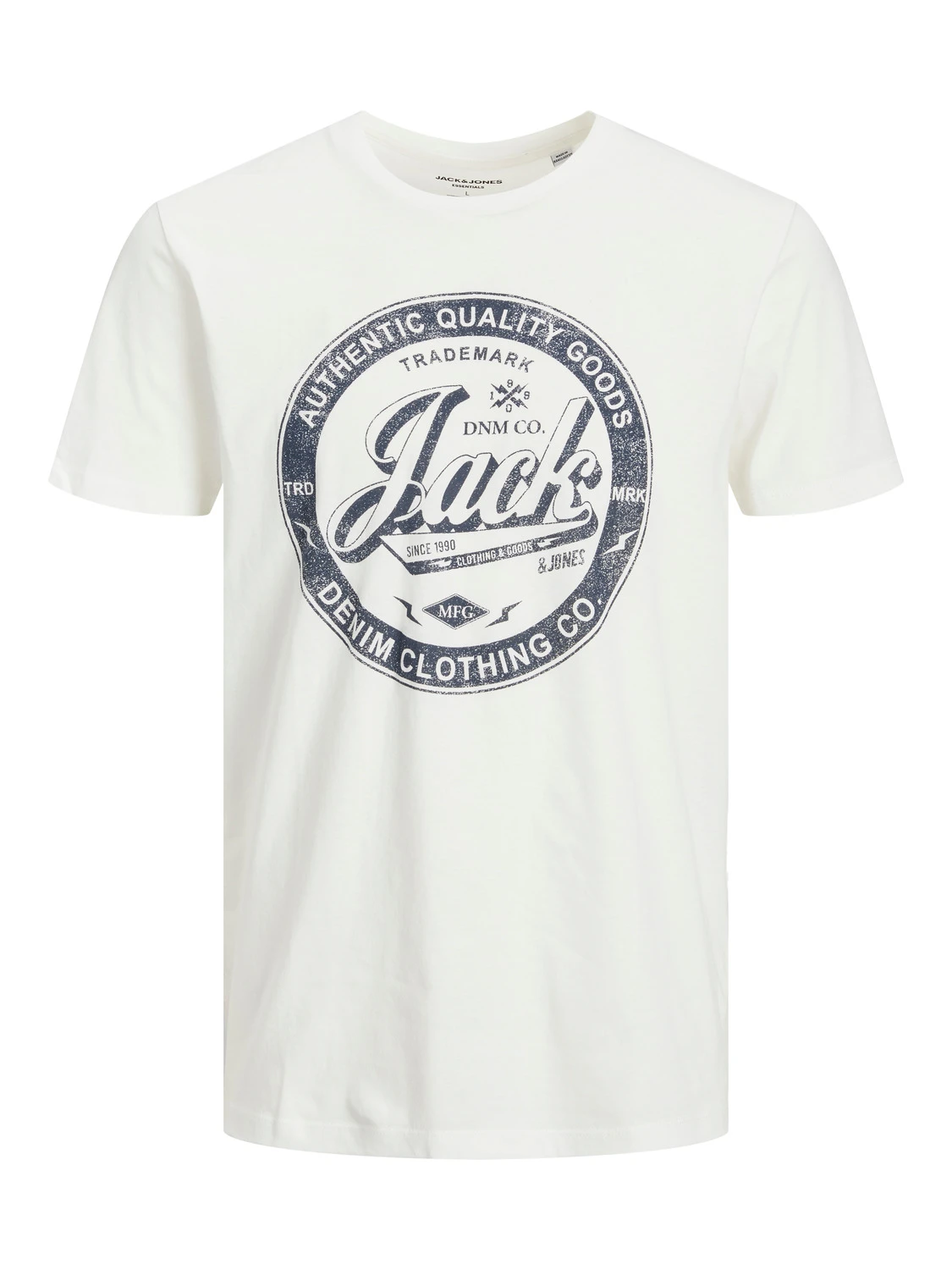 Футболка Jack&Jones JJEJEANS TEE SS O-NECK NOOS 22/23 12210949 Белый XL, фото №5