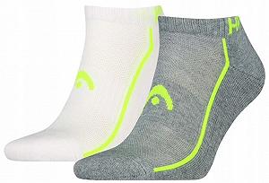 Шкарпетки Head ALL SPORTS PERFORMANCE SNEAKER 2P Сірий, Білий  43-46 - Фото 1