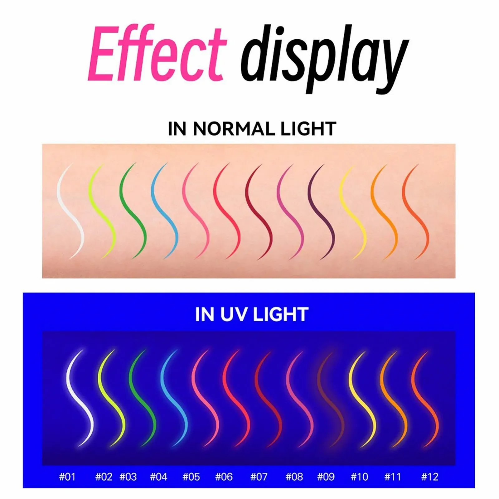 Олівець для очей 12 кольорів матовий набір, фото №7 Олівець для очей 12 кольорів матовий набір, фото №7