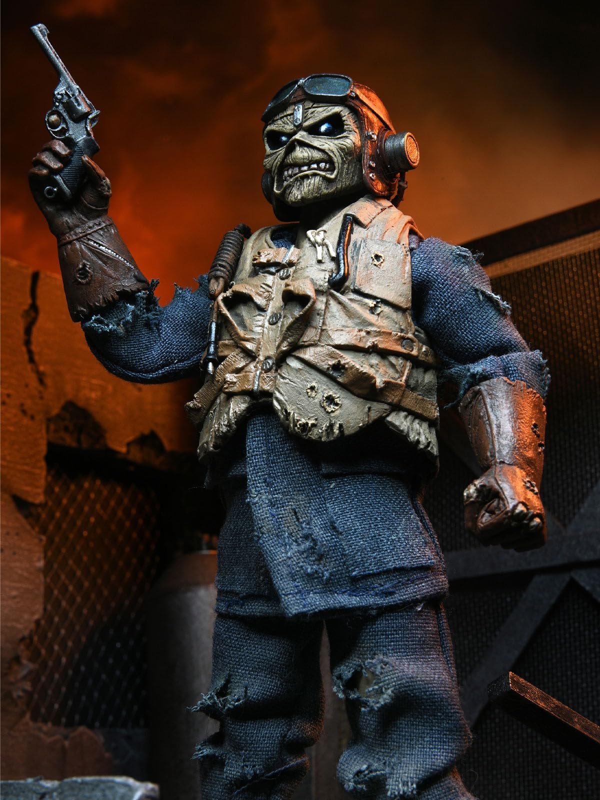 Фігурка Iron Maiden NECA 20.3 см Eddie Aces High Пластик і поліестер в подарунковій коробці з вікном, фото №2