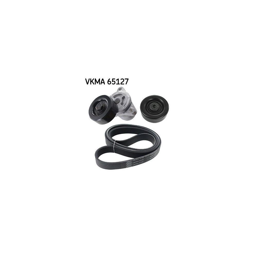 Комплект поликлинового ремня SKF VKMA 65127 для BMW FORD MITSUBISHI HYUNDAI KIA, фото №1