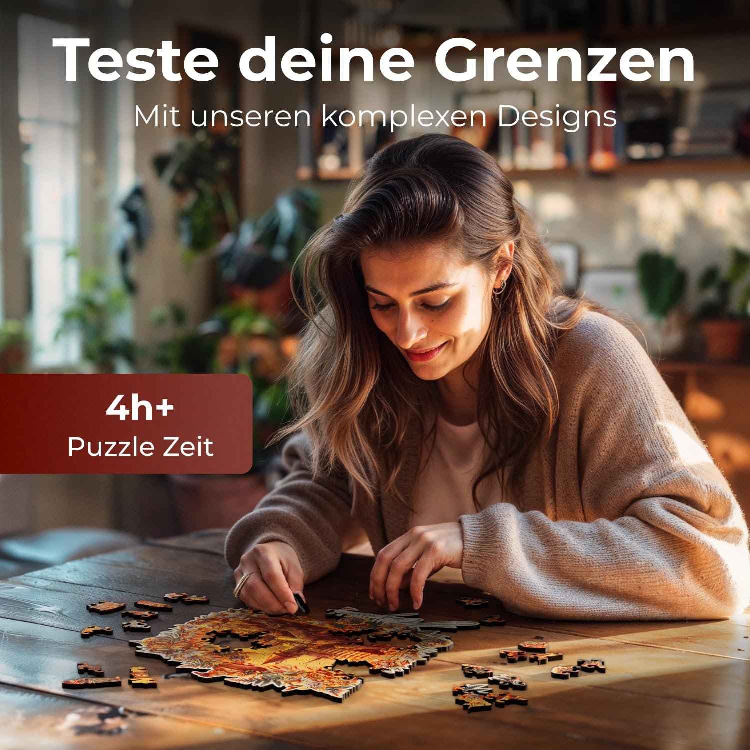 Деревянный пазл CRAFTHUB Harry Potter Hogwarts Castle Utilitarian Romance A3 155 деталей, фото №5