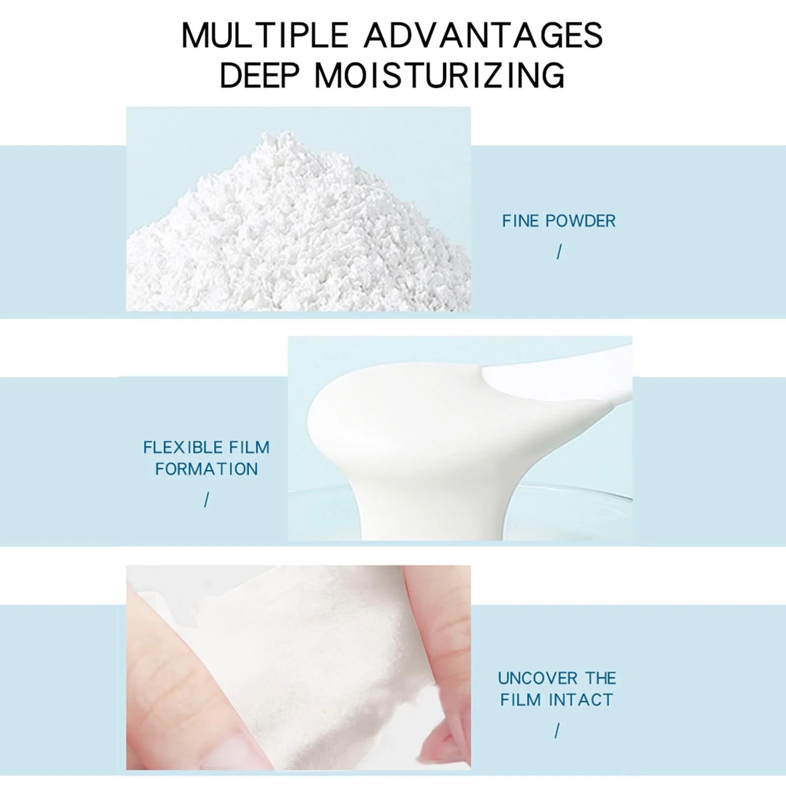 Маска для обличчя желеподібна 10 шт. Зволожуюча маска для обличчя, фото №7