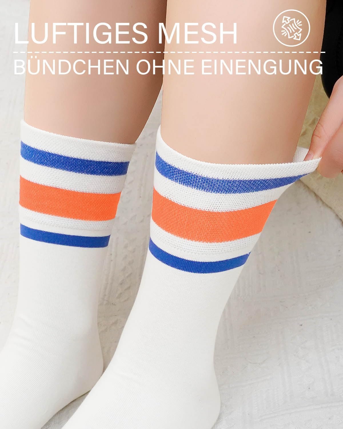 Женские хлопковые носки Crew, Черный, 5 пар, 35-38, фото №2