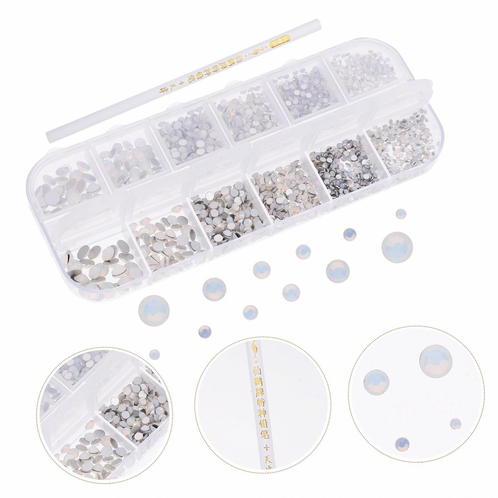 Набор для ногтей, драгоценные камни, декор для ногтей, жемчуг для ногтей, наклейки для ногтей, украшения для ногтей, основа, хрустальное стекло, фото №5