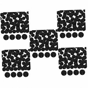 Стразы Healeved с плоской задней стороной, 500 шт, черные, для рукоделия, украшений, одежды, сумок, для творческих проектов, универсальные - Фото 1