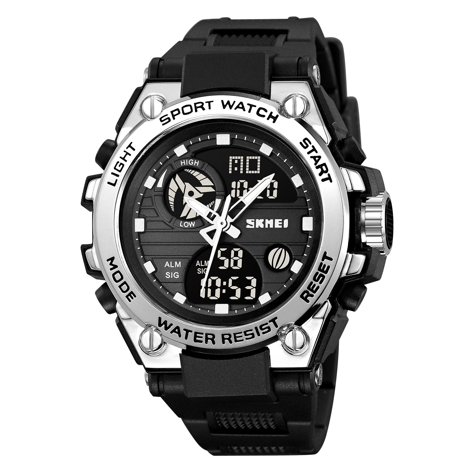 Годинник Skmei 2360BKSI Black-Silver, фото №1