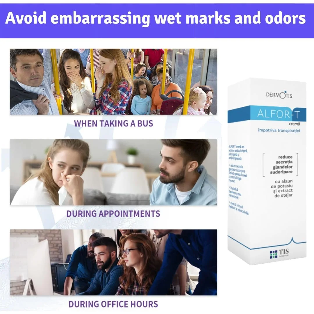 Крем-антиперспирант Alfor-T Creme Stop Sweat Для подмышек, рук и ног 20 мл, фото №3