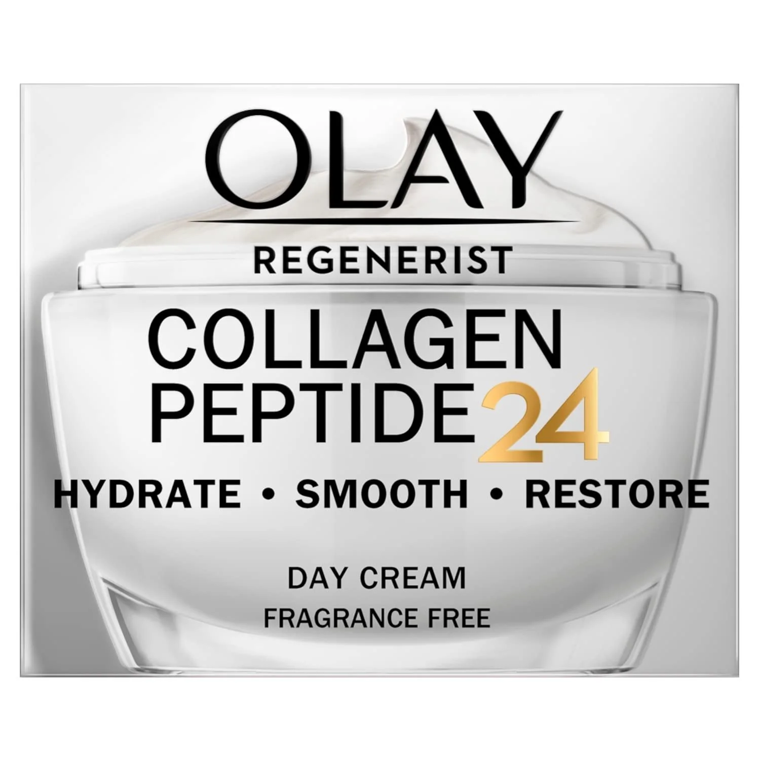 Денний крем для обличчя Olay Regenerist Collagen Peptide24 Без парфумованих віддушок, фото №1 Денний крем для обличчя Olay Regenerist Collagen Peptide24 Без парфумованих віддушок, фото №1