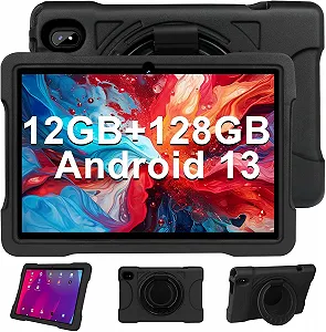Планшет 10.1" Jusyea J5 6+6/128Gb 8 ядер Android 13 6000 mAh Чорний - Фото 1