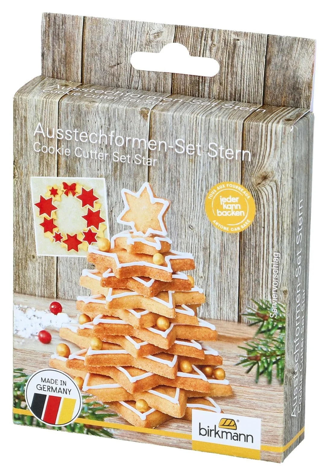 Набор форм для печенья Birkmann Звезда 6 шт нержавеющая сталь, фото №1 Набор форм для печенья Birkmann Звезда 6 шт нержавеющая сталь, фото №1
