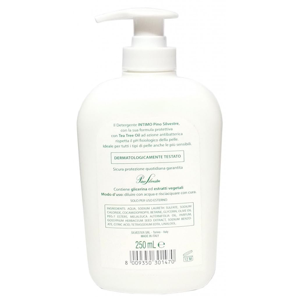 Засіб для інтимної гігієни Pino Silvestre Protettivo з олією чайного дерева 250 мл 8 шт, фото №1