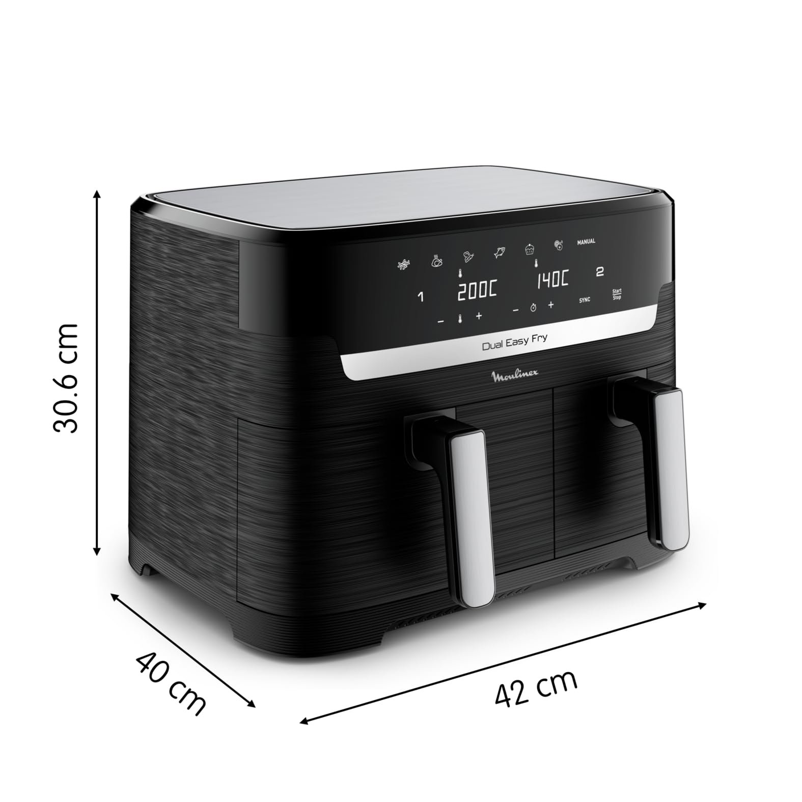 Мультипіч Moulinex Easy Fry Dual 8.3 л 7 програм, фото №8 Мультипіч Moulinex Easy Fry Dual 8.3 л 7 програм, фото №8