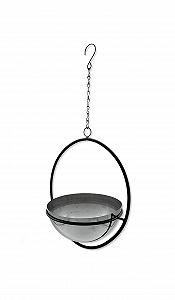 Підвісний кошик DARO DEKO 18 x 43 см Метал Чорний/Сріблястий - Фото 1