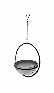 Подвесная корзина DARO DEKO 18 x 43 см Металл Черный/Серебристый - Фото 1