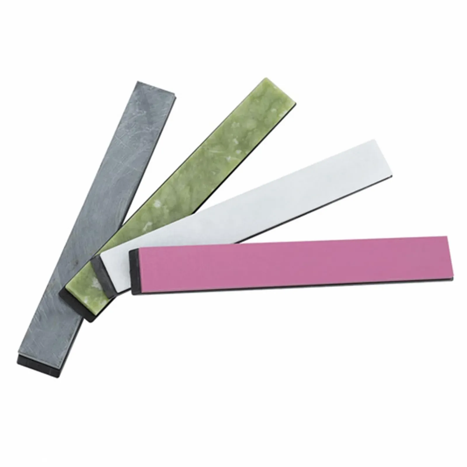 Набір точильних каменів 4 шт. з підставкою 150 x 20 x 5 мм, фото №2 Набір точильних каменів 4 шт. з підставкою 150 x 20 x 5 мм, фото №2