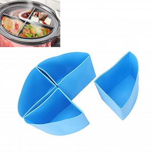 Вставка Seperator Pot Leak Proof многоразовая 4-в-1 для медленноварки 6 л synthetic.ua - Фото 1