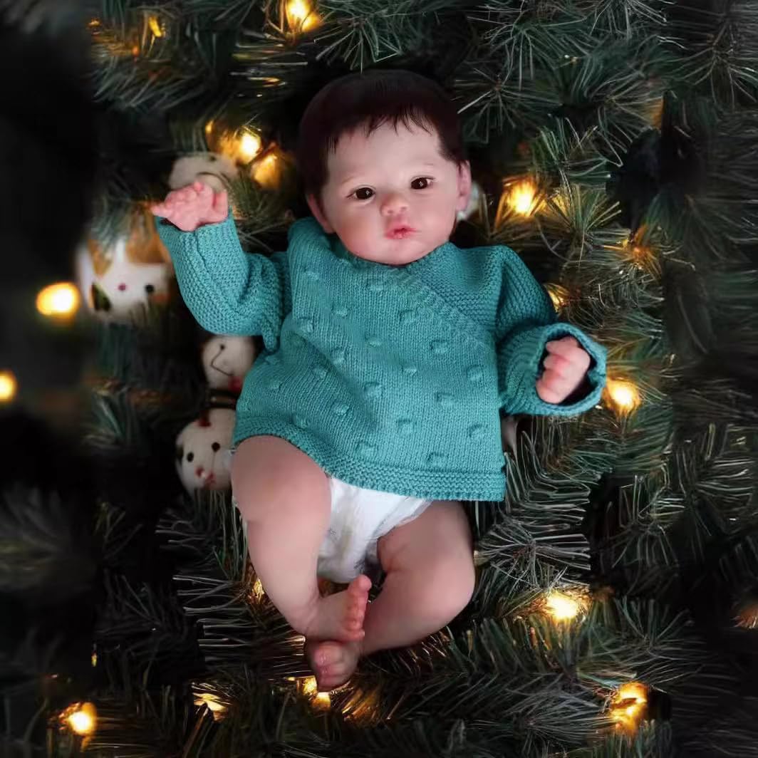 Кукла Anano Reborn Baby Boy Full Silicone 45 см, фото №3