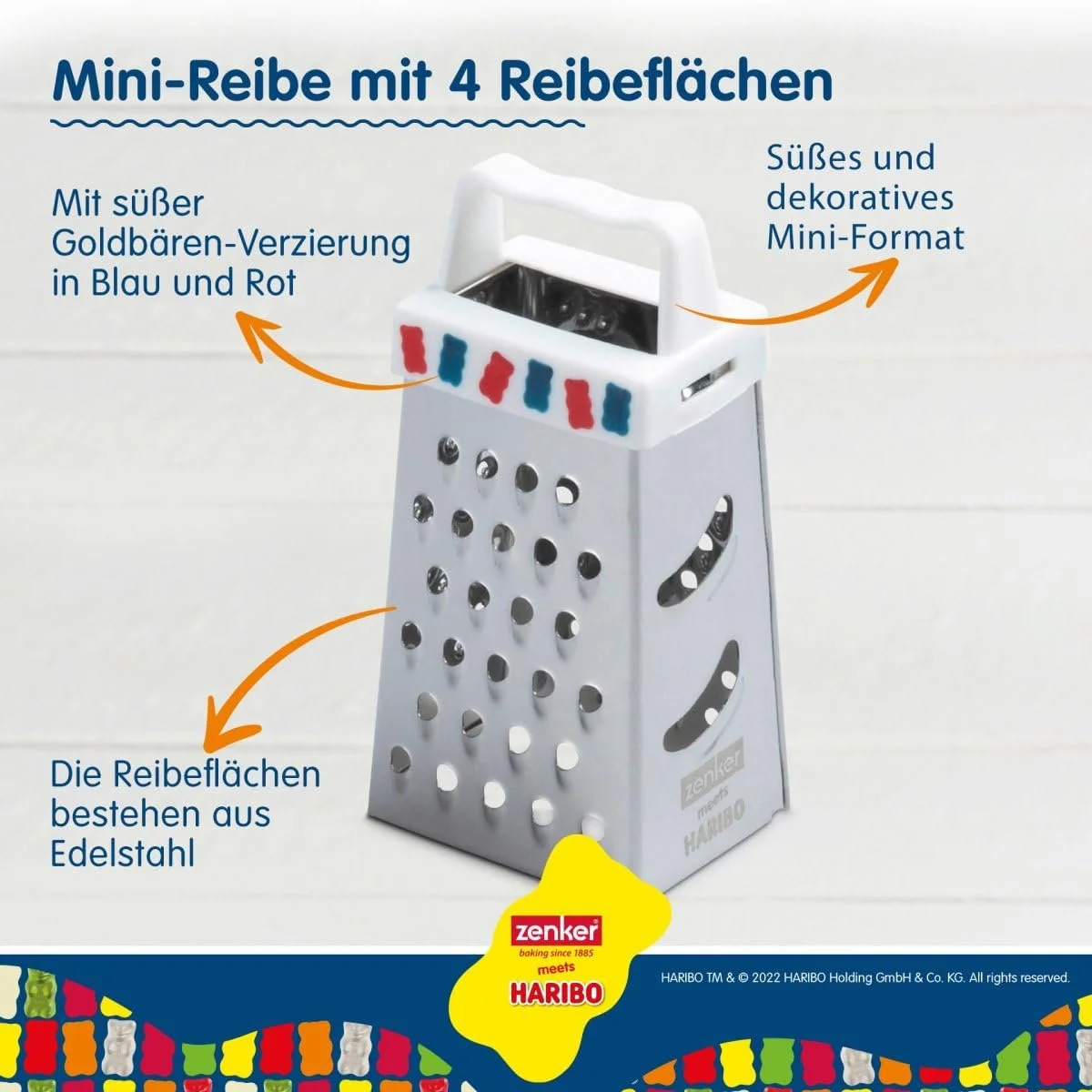 Терка Zenker meets Haribo Mini Square Кухонная, фото №3