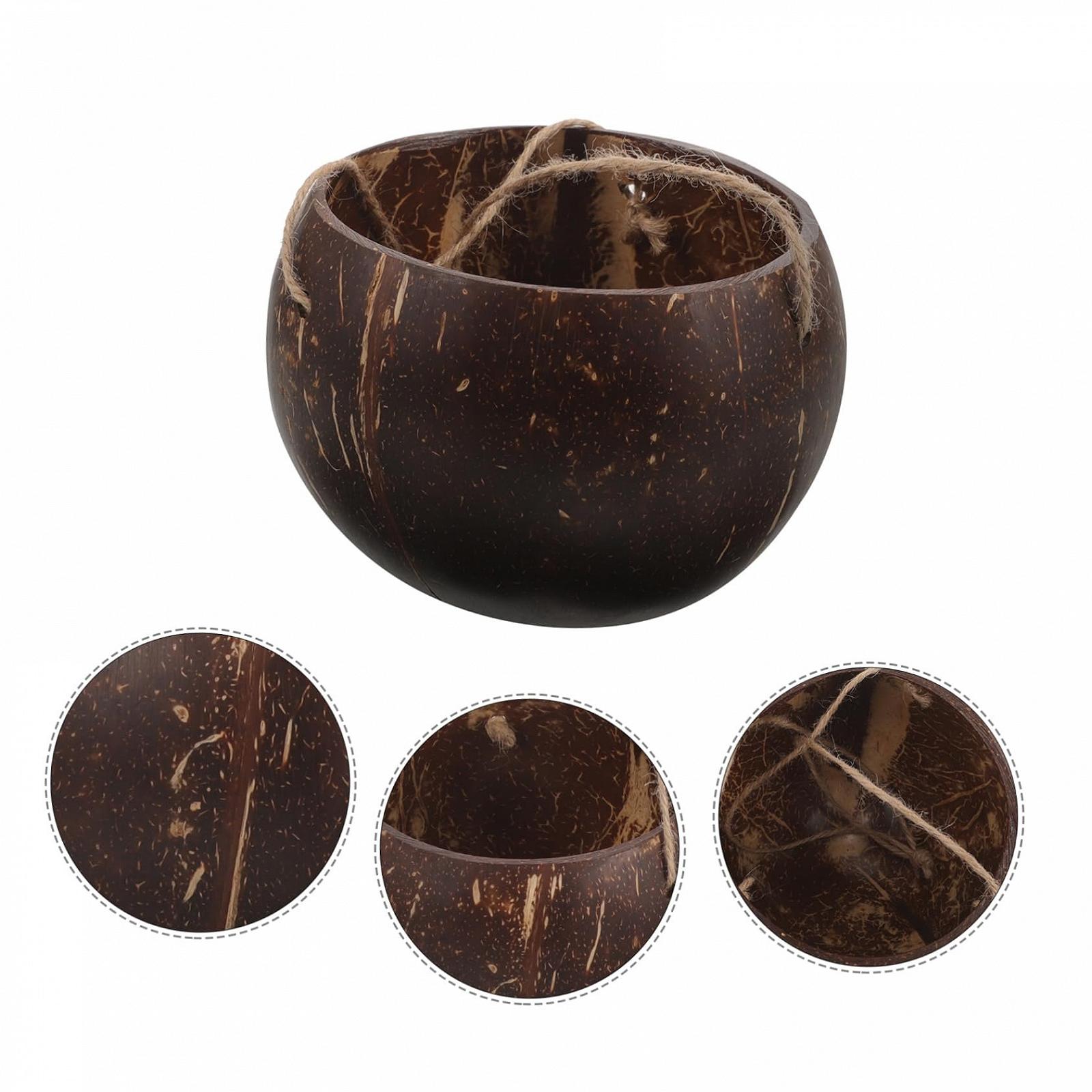 Підвісний квітковий горщик Supvox з кокосової шкаралупи, фото №3