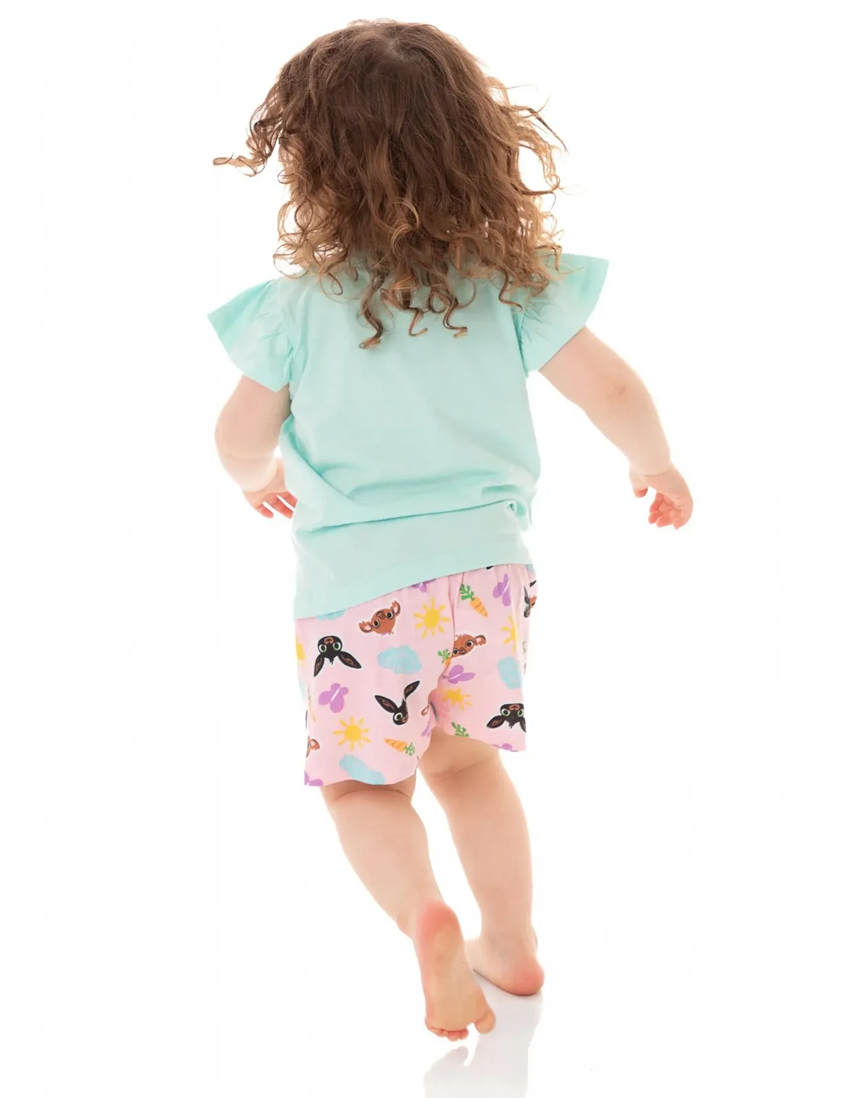 Пижама Bing Bunny Для девочек Sula персонаж CBeebies Рубашка Шорты Детская пижама, фото №3