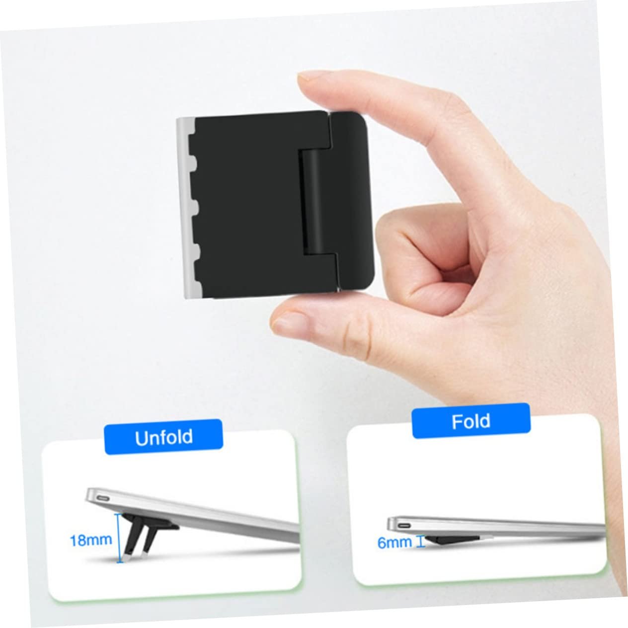 Підставка для ноутбука Veemoon, складана, 2 шт., портативна, з вентиляцією, ергономічна, охолоджуюча, фото №8