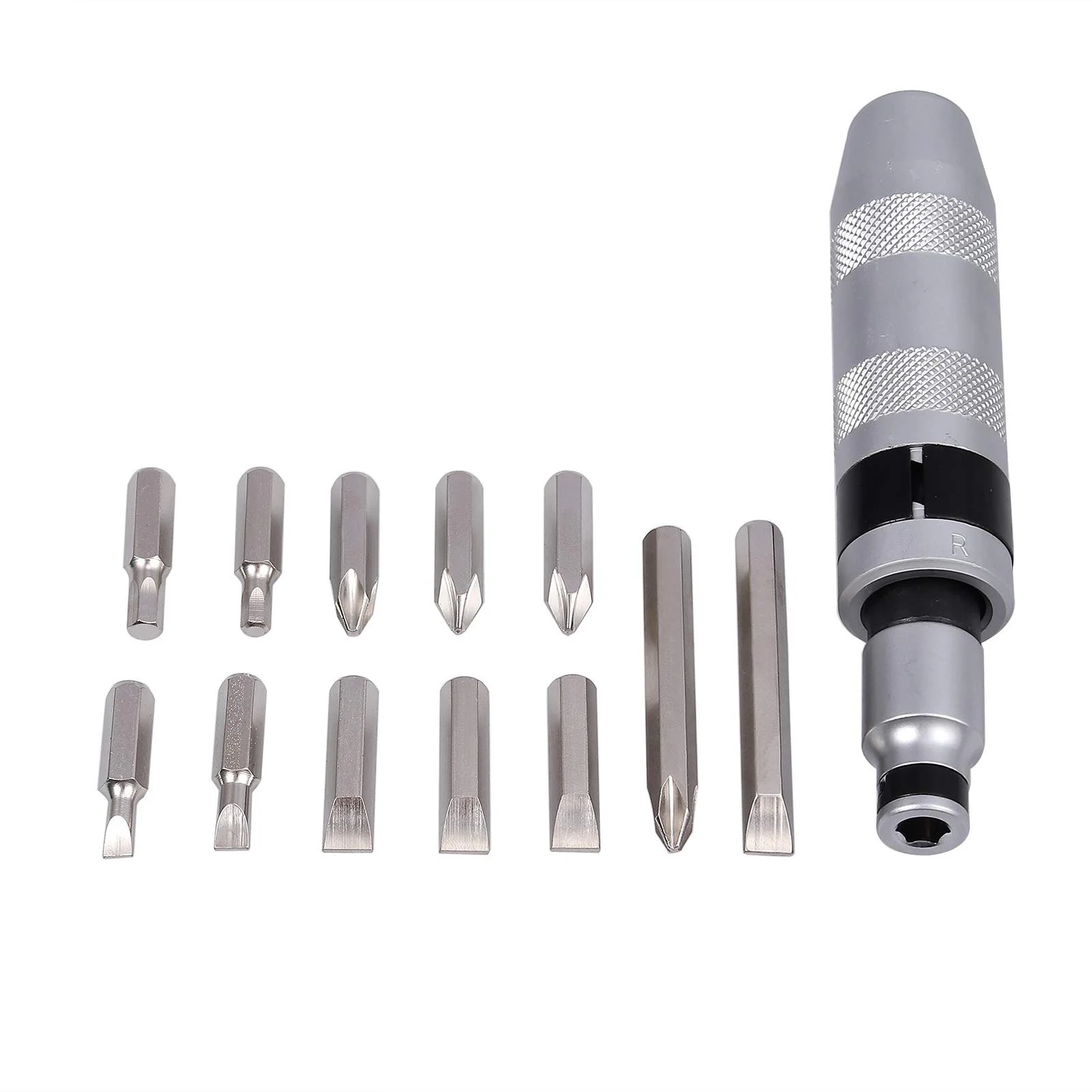 Набір ударних викруток Justech 13 предметів 1/2 дюйма 12 біт, фото №7