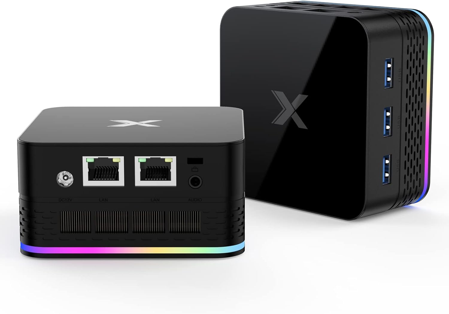 Міні ПК DIVINPC T9 PLUS / Intel N95 / RAM 8GB / SSD 128GB / 3 x HDMI / 2 x LAN / Wi-Fi 6 / Bluetooth 4.2 / Windows 11 Pro / Чорний, фото №1 Міні ПК DIVINPC T9 PLUS / Intel N95 / RAM 8GB / SSD 128GB / 3 x HDMI / 2 x LAN / Wi-Fi 6 / Bluetooth 4.2 / Windows 11 Pro / Чорний, фото №1