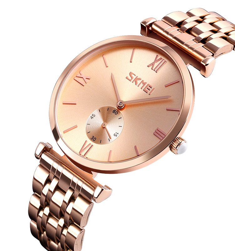 Годинник Skmei 9198RGRG-S Rose Gold, колір рожеве золото, фото №2