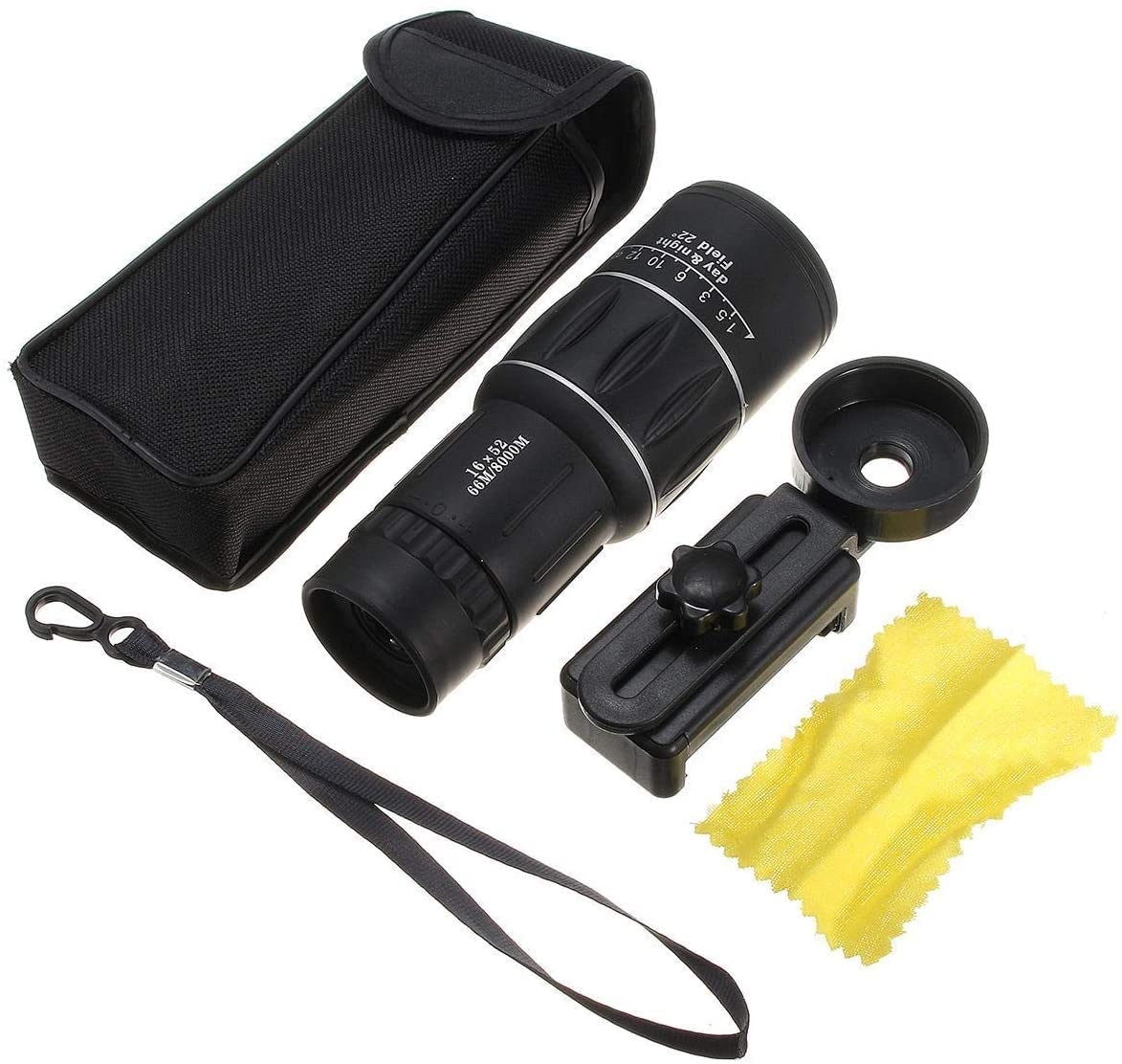 Теплескоп MRKU Fernglas Monokular 16x52 HD Universal Zoom Armor Телефонна лінза для подорожей, фото №7