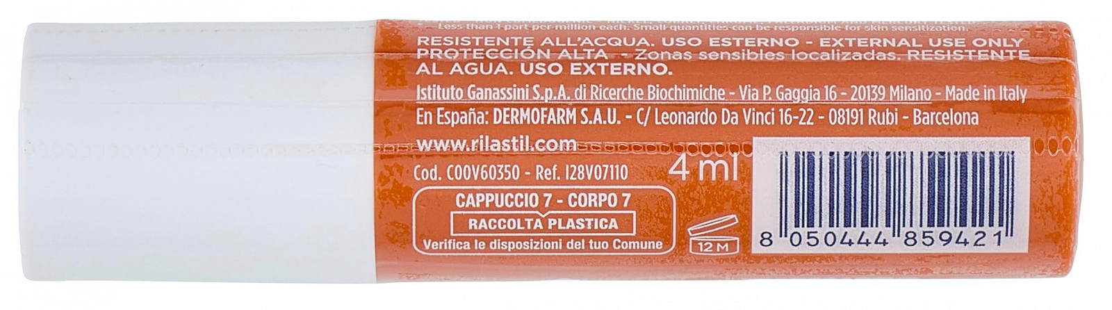 Сонцезахисний стік Rilastil Sun System Clear SPF 30 4 мл, фото №2 Сонцезахисний стік Rilastil Sun System Clear SPF 30 4 мл, фото №2