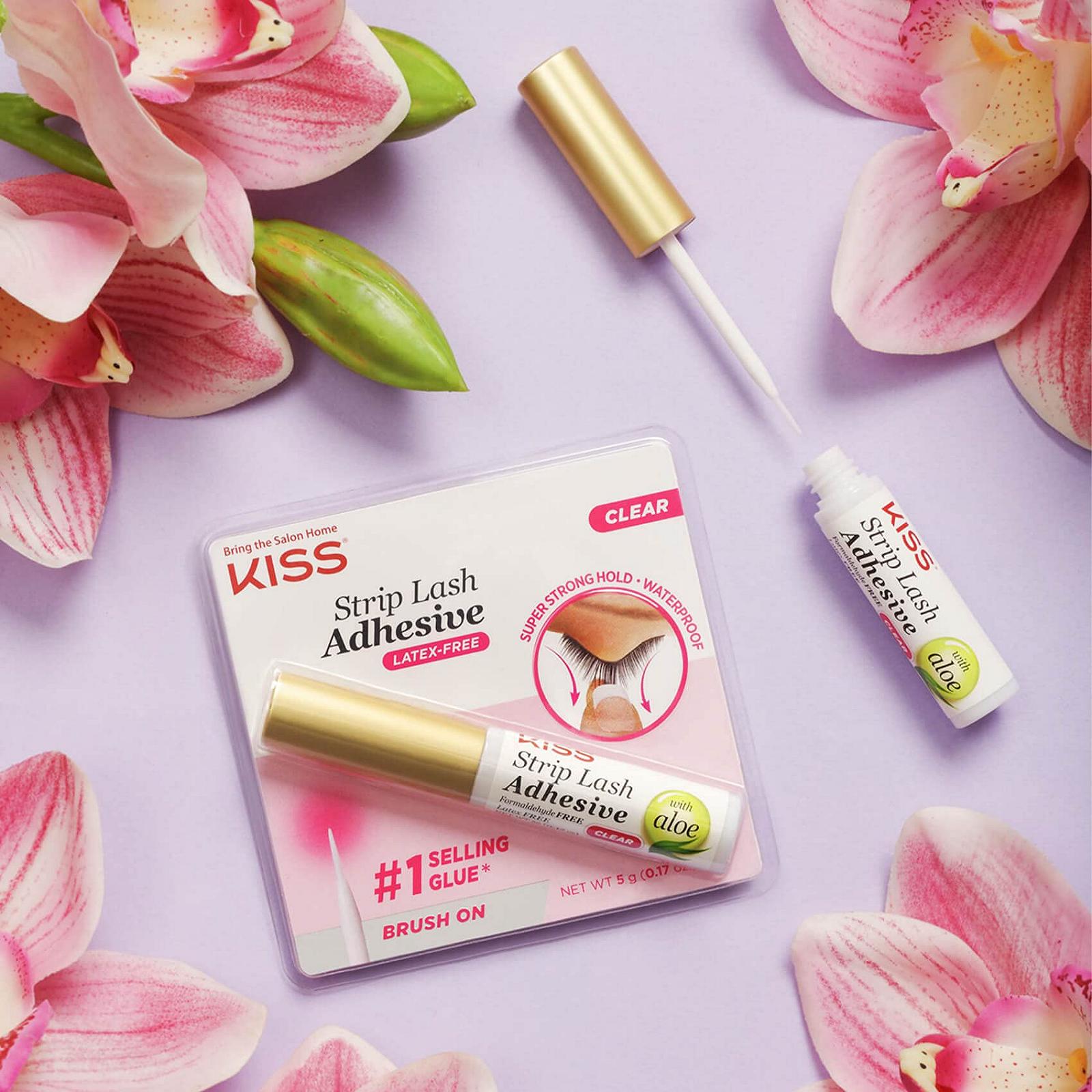 Клей для ресниц Kiss Lash Glue Прозрачный 5 г, фото №5