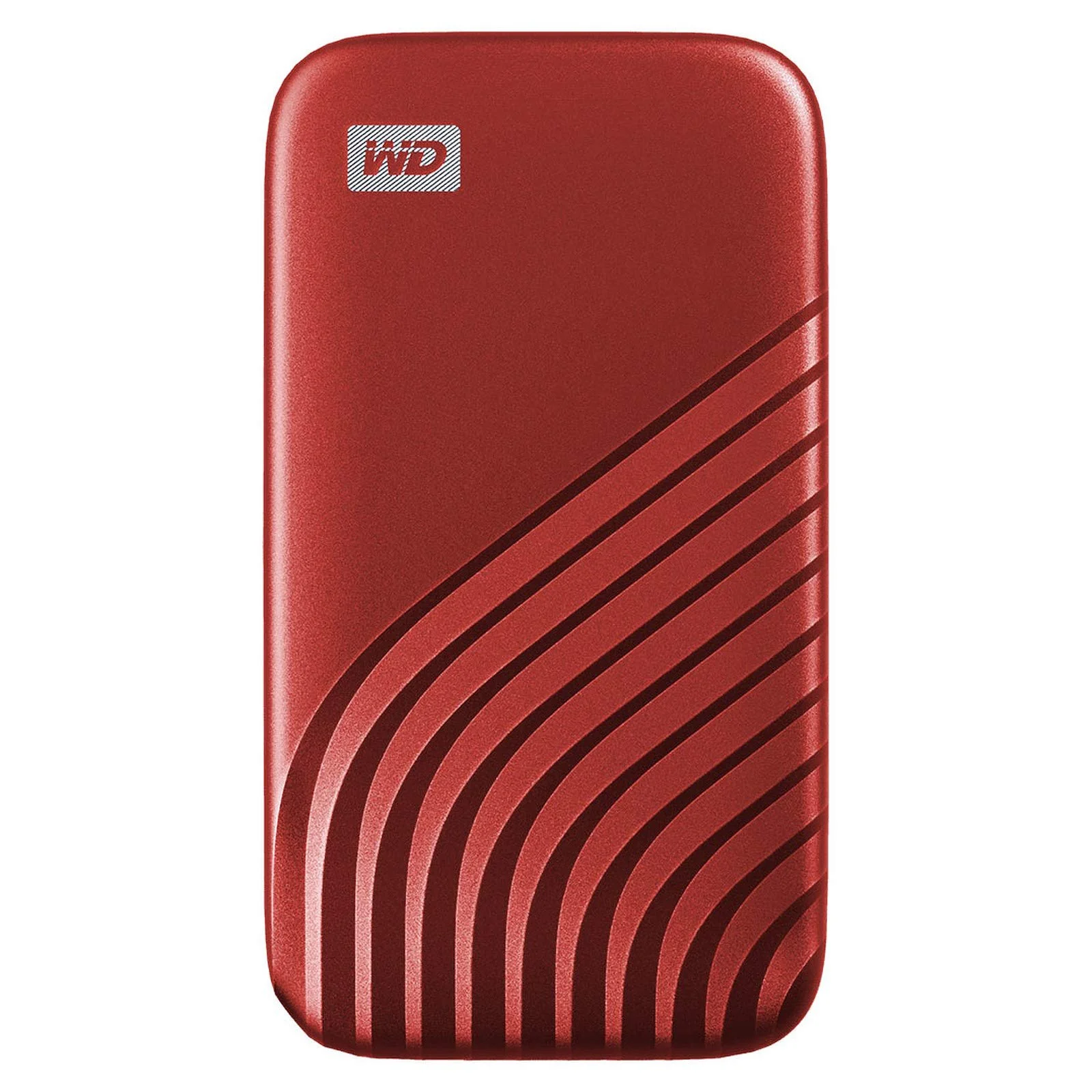 Портативний SSD-накопичувач WD My Passport SSD 500 GB NVMe USB-C USB 3.2 Gen-2 1050 MB/s 1000 MB/s Red, фото №2