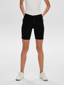 Шорты ONLY LIFE MID LONG SHORTS NOOS 15176847 Черный M - Фото 1
