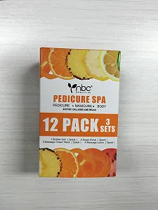 Набір масок для ніг 4 кроки Bubble Salt, Sugar Scrub, Massage Mask, Massage Lotion Лаванда, 3 шт. synthetic.ua - Фото 1