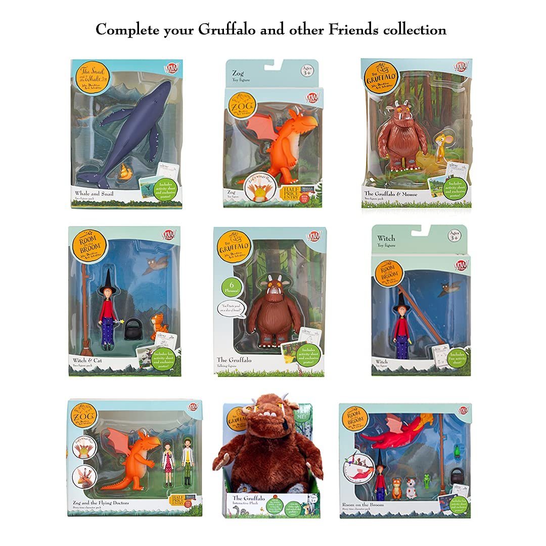 Игрушечная фигурка Груффало Julia Donaldson, подвижная, говорящая, со звуками, 12 см, фото №9