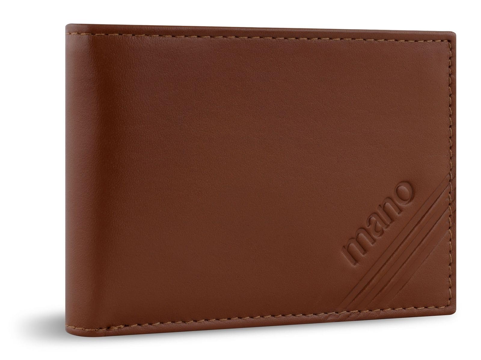 Кошелек Mini mano Don Antonio RFID Cognac Cognac Классический, фото №4