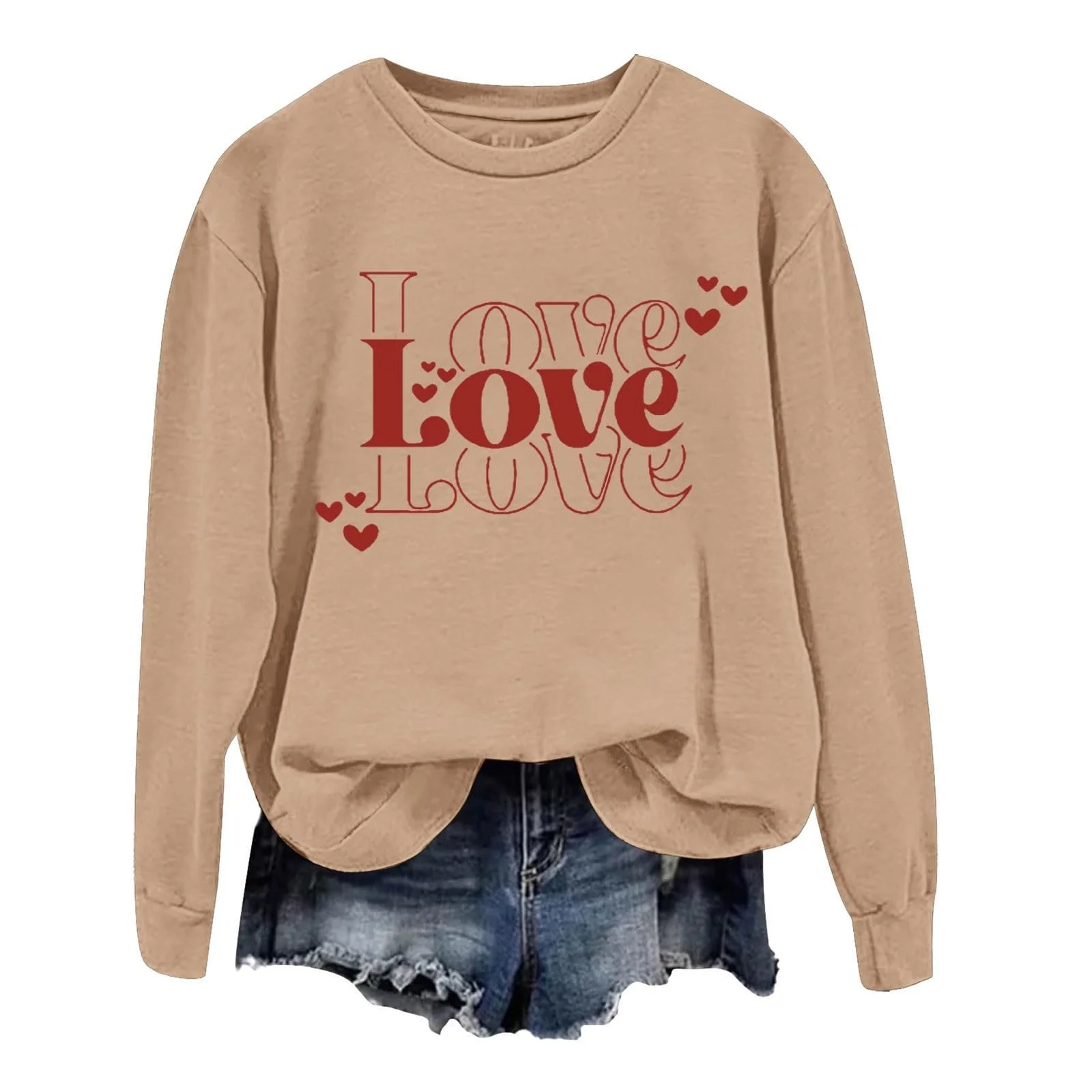 Женский Свитер ко Дню Святого Валентина Милый Пуловер с Сердцем Женский Топ Подарок на День Святого Валентина Шикарный Оригинальный Теплый Дешевый, фото №1 Женский Свитер ко Дню Святого Валентина Милый Пуловер с Сердцем Женский Топ Подарок на День Святого Валентина Шикарный Оригинальный Теплый Дешевый, фото №1