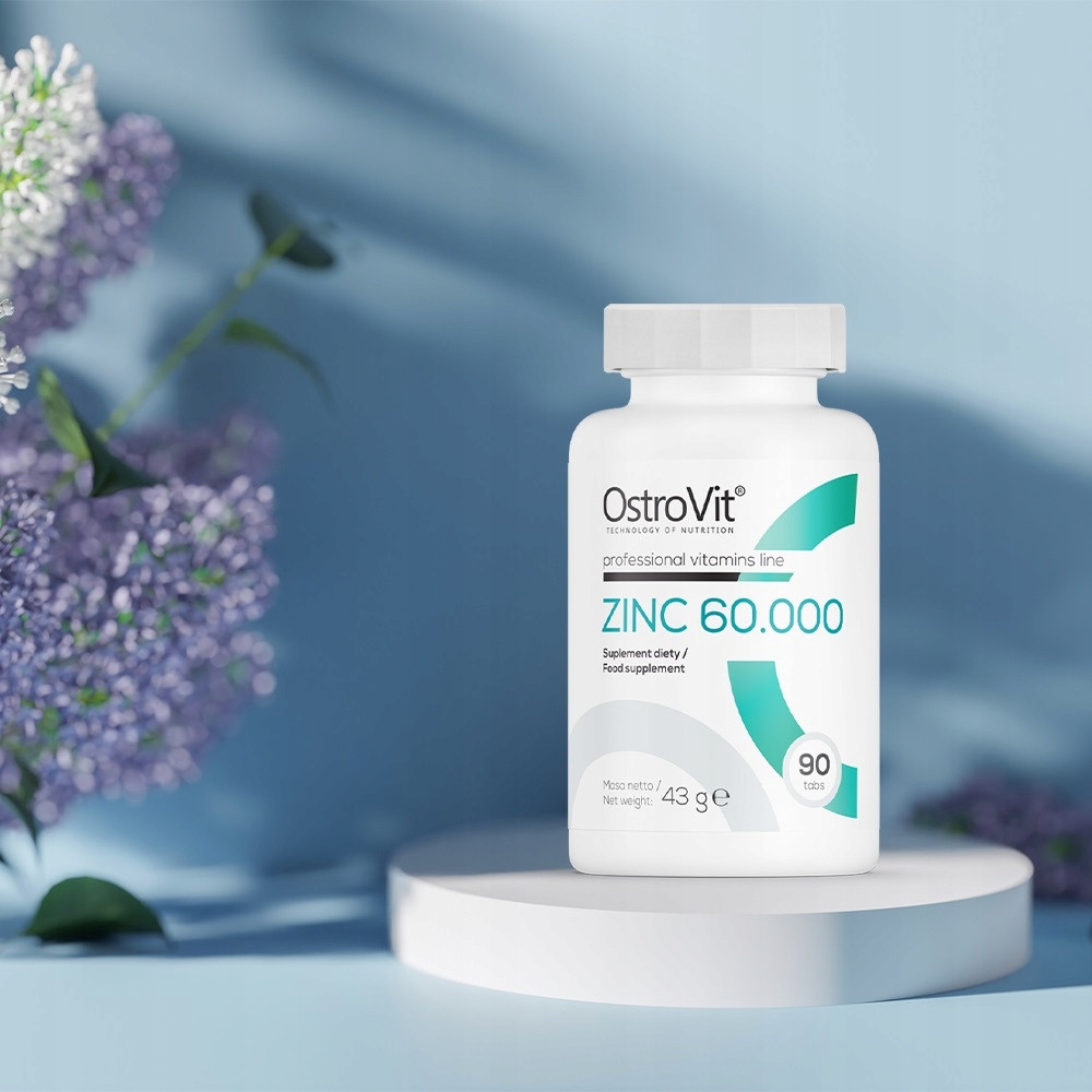 Цинк Ostrovit Zinc 60.000 90 tabs, фото №3