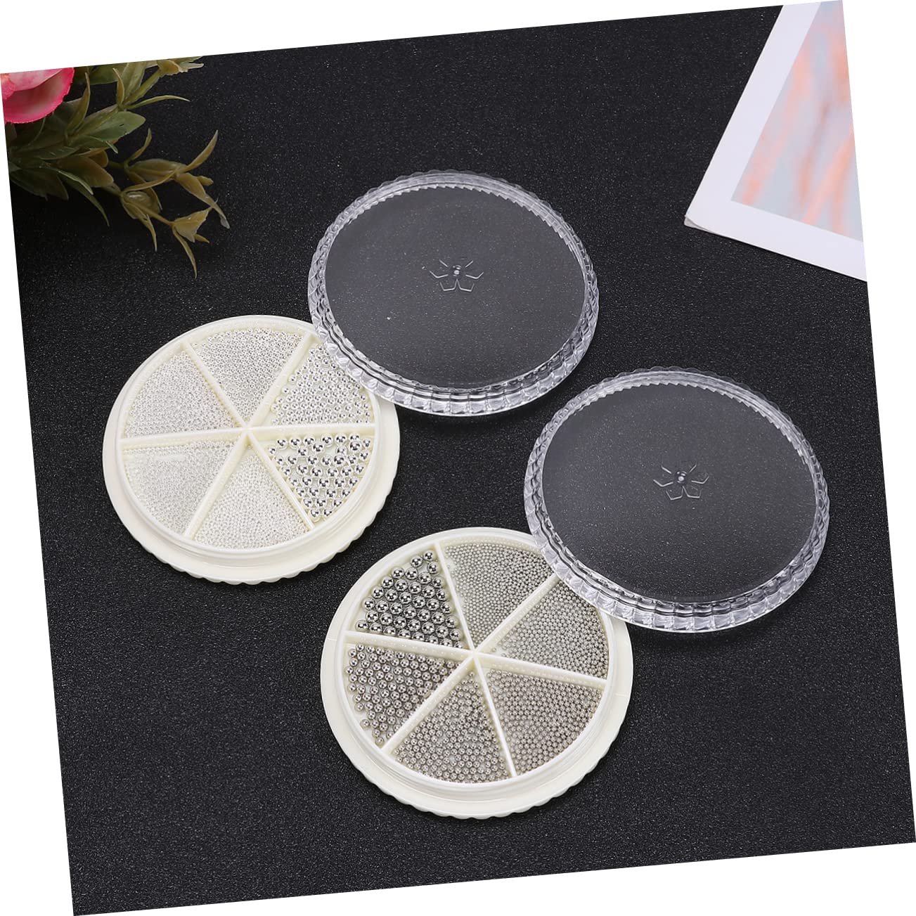 Металлические бусины для ногтей Healeved, 2 шт., из нержавеющей стали, прочные, универсальные, для маникюра, дизайна ювелирных изделий и DIY дизайна ногтей для друзей и творческих людей, фото №7