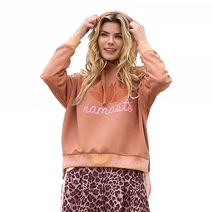 Худи Miss Goodlife Namaste MG12964 Светло-шоколадный - Фото 1