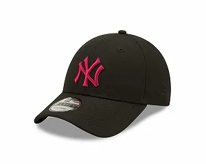 Бейсболка New Era New York Yankees MLB League Essential 9Forty регулируемая Черная - Фото 1